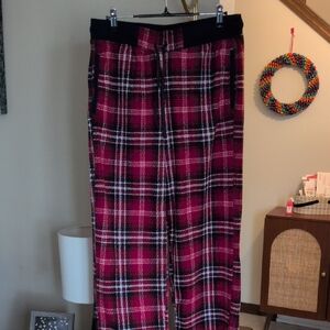 Nautica Red and Black Plaid Lounge Pants